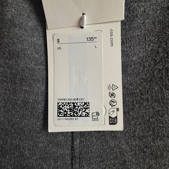 NWT COS Boiled Wool Barrel-leg Trousers - Picture 5 of 12